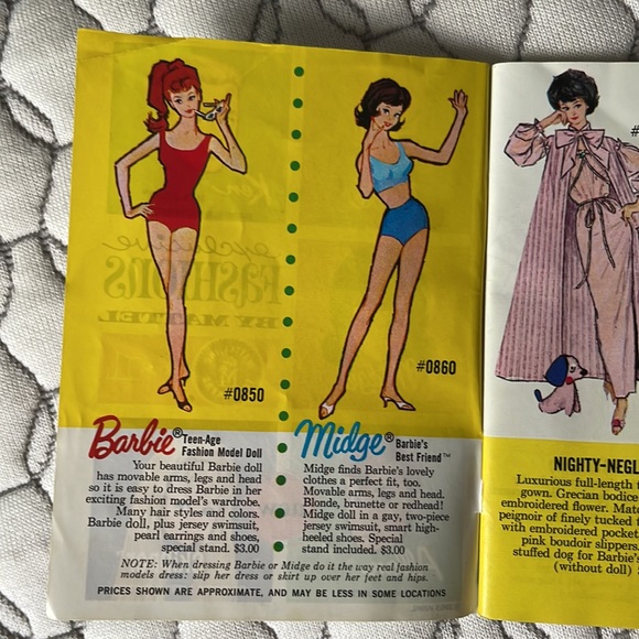 Vintage Mattel Barbie Exclusive Fashions Catalog - Picture 3 of 12